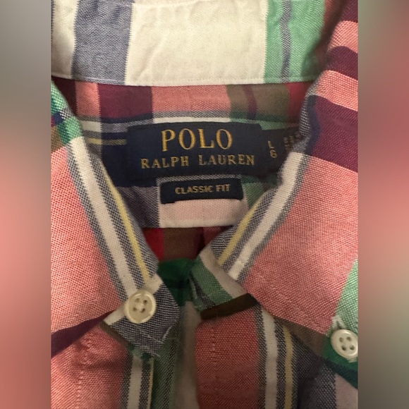 Nwot - POLO RALPH LAUREN BUTTON DOWN MENS LARGE CLASSIC FIT - Picture 7 of 7
